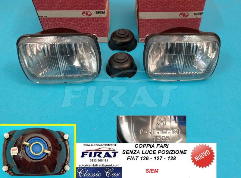 FARI FIAT 126 127 128 SENZA LUCE POSIZIONE (SIEM)